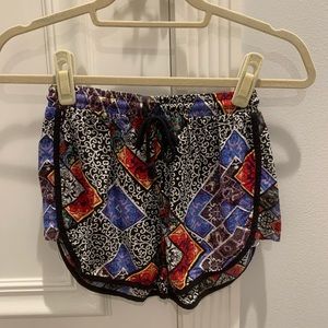 Mink pink pattern shorts